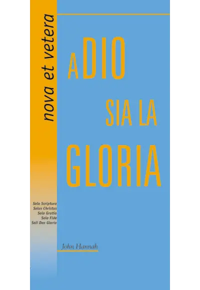 A Dio sia la gloria